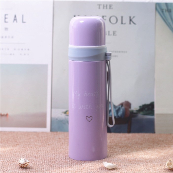 Термос &quot;My heart&quot;, purple (500ml) 