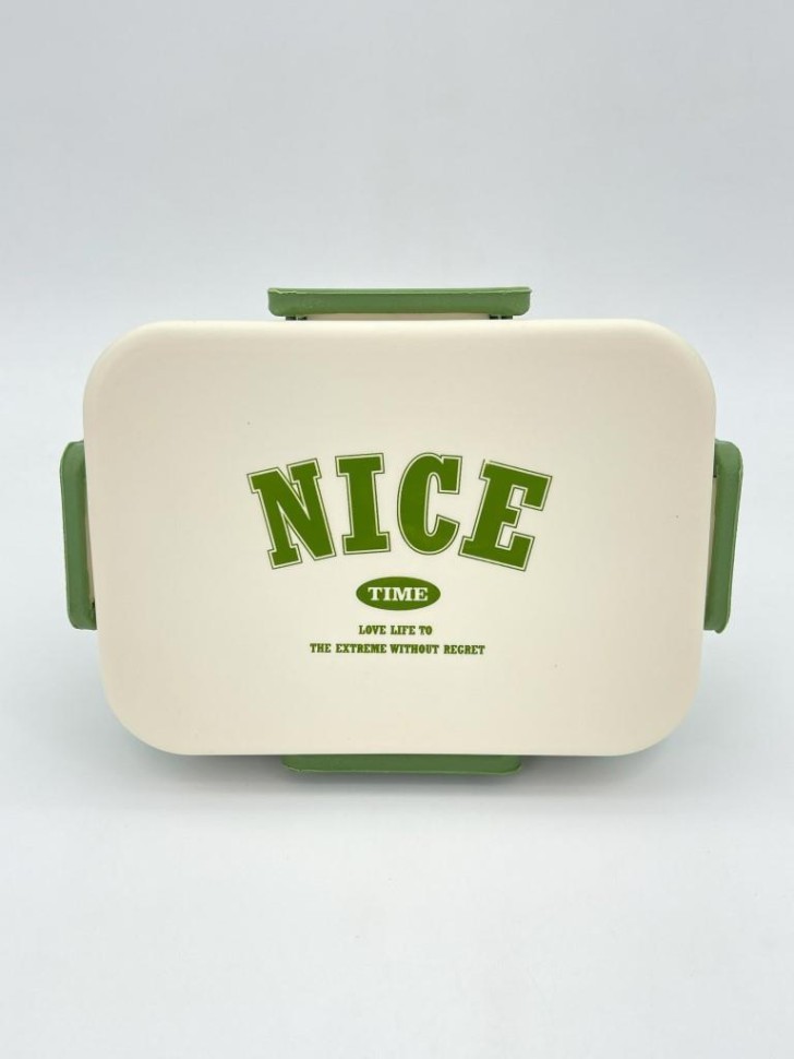 Ланчбокс "Nice time", green, 1000 ml