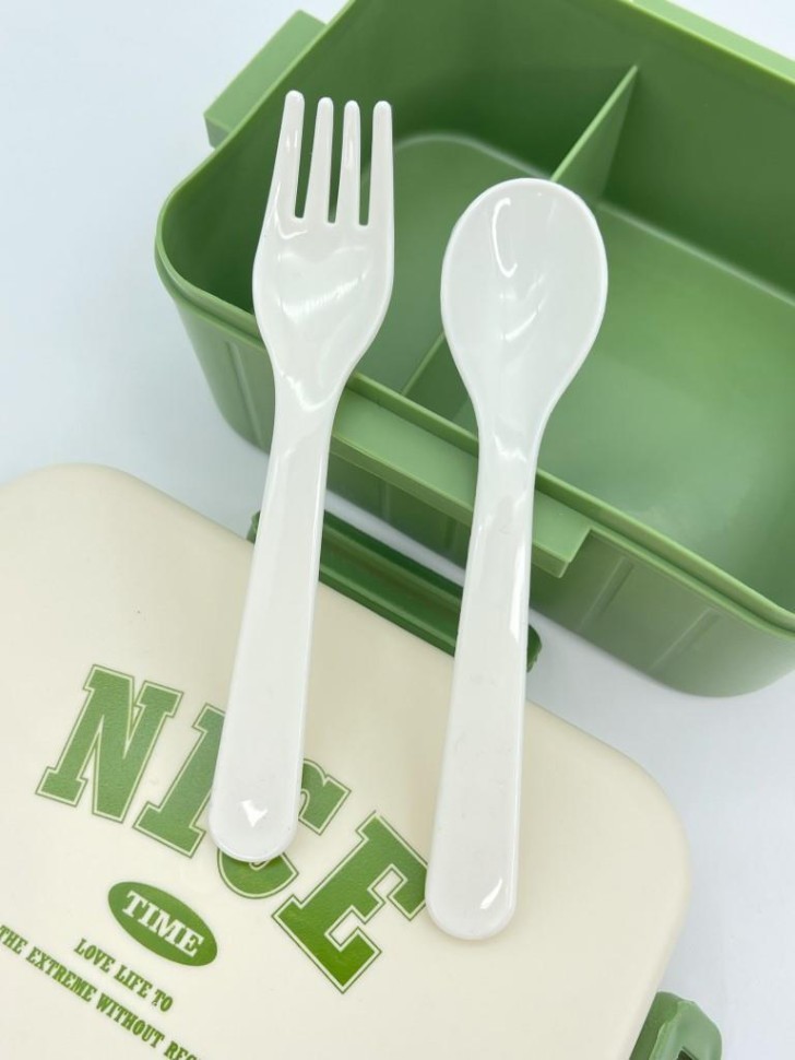 Ланчбокс "Nice time", green, 1000 ml
