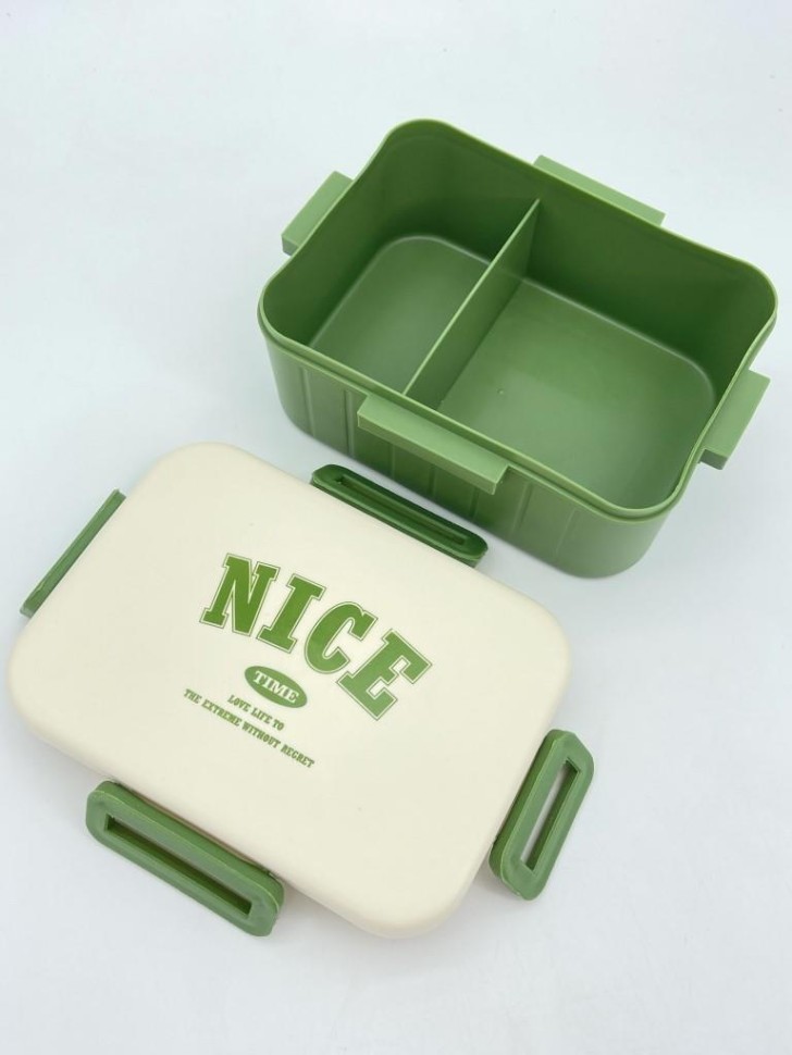 Ланчбокс "Nice time", green, 1000 ml