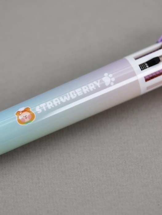 Разноцветная ручка 10 в 1 &quot;Crystal Dudu Bear, green pen&quot; 