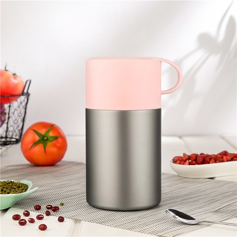 B-HS-6871 Термос ланчбокс, pink (600мл)