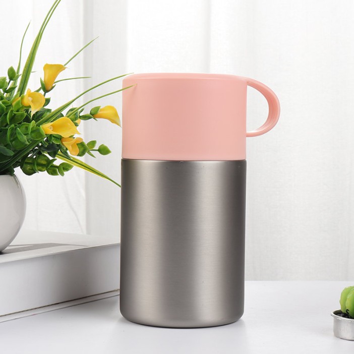 Термос ланчбокс, pink (600мл) 