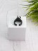 Кольцо акриловое GIRLY &quot;Dog&quot;, black (d=1,7 см) 