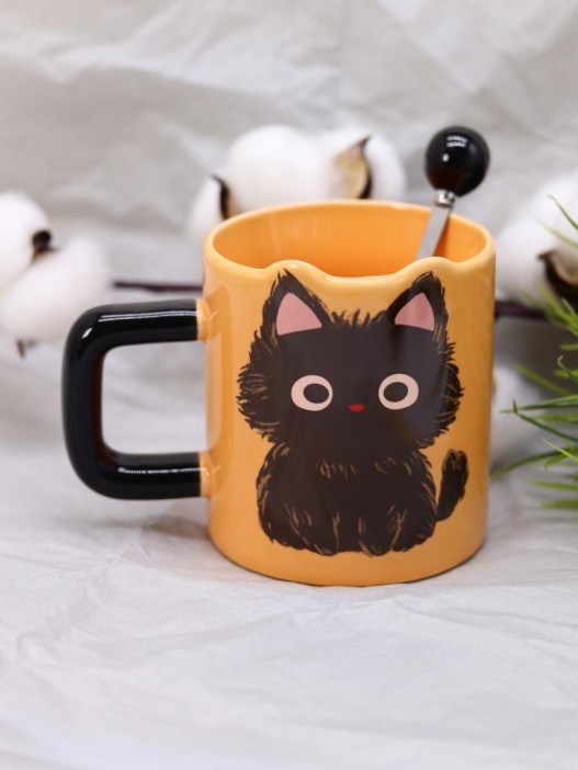Кружка «Black Fuzzy», rectangular mug (400 ml) 