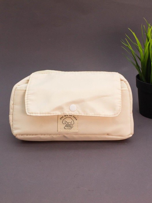 Пенал - косметичка &quot;You are so cute&quot;, milk (12*21*6,5 см) 