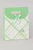 Пакет подарочный (M) &quot;Pattern plaid&quot;, green (27*19.5*8.6) 