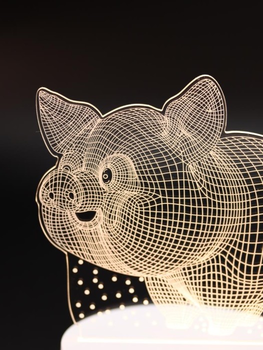 Ночник iLikeGift &quot;Piglet&quot; LED, USB (9х19 см) 