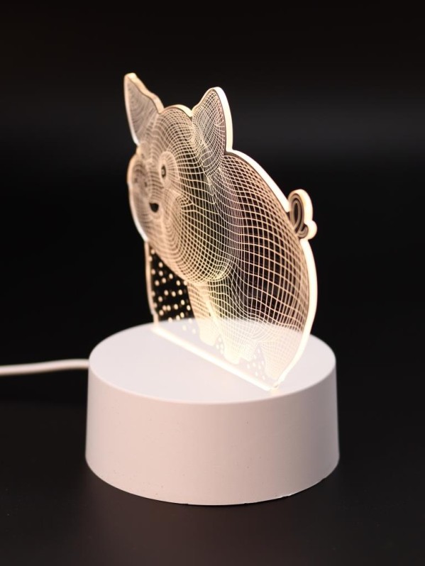 Ночник iLikeGift "Пятачок" светодиодный, USB (9х19 см)