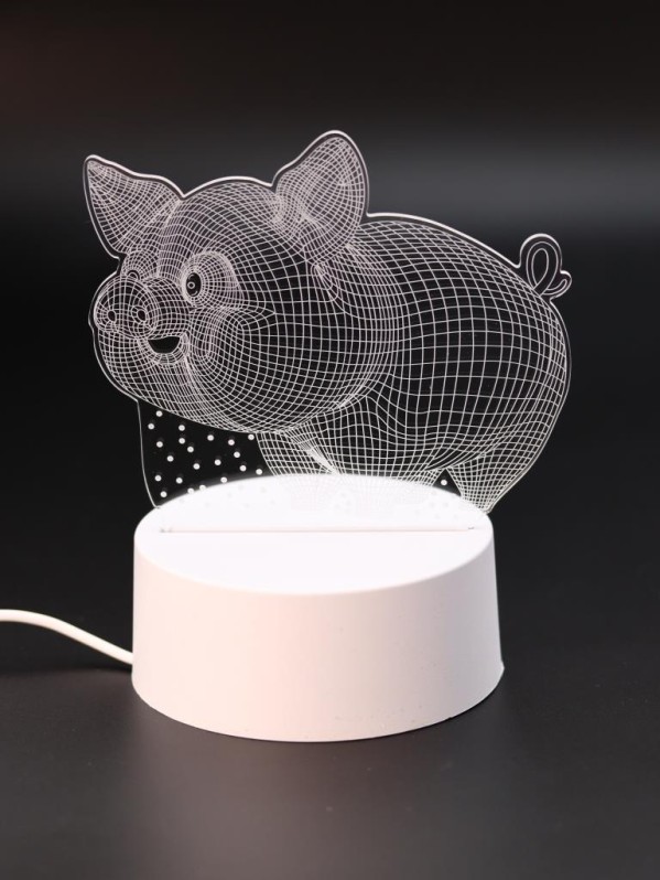 Ночник iLikeGift "Пятачок" светодиодный, USB (9х19 см)