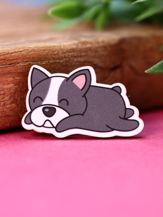 Значок French bulldog 