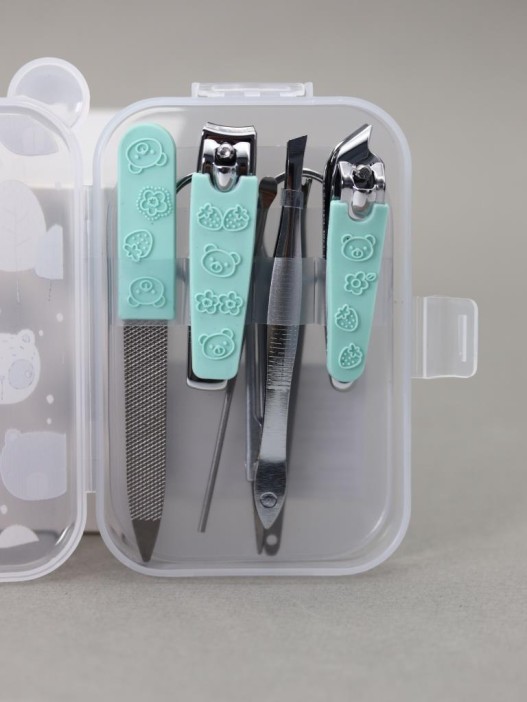 Маникюрный набор &quot;Many panda and bear&quot;, blue 