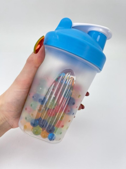 Спортивный шейкер &quot;Classic&quot;, blue (400 ml) 