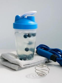 Спортивный шейкер "Classic", blue (400 ml)