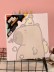 Картина по номерам на подрамнике Draw Me! "Капибара и утки", (20*20 см)