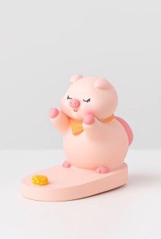 Подставка под телефон/планшет «Sleepy pig», pink