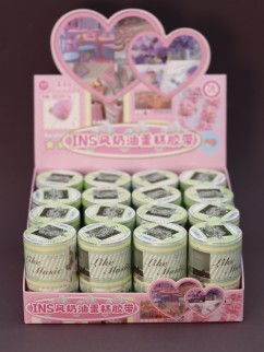 Набор наклеек &quot;Little cute things&quot;, green, шоу-бокс 16 шт.
