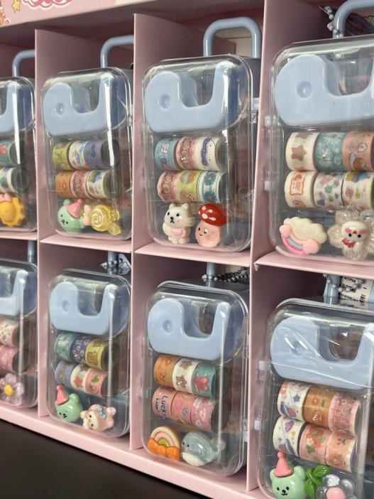 Канцелярский набор DIY в шкатулке &quot;Suitcase&quot;, blue, шоу-бокс 16 шт. 