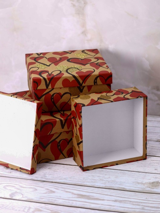 Подарочная коробка «From the heart», 17*17*8 