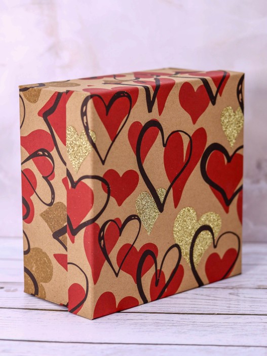 Подарочная коробка «From the heart», 17*17*8 