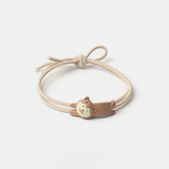 Резинка для волос GIRLY "Длинный песик", бежевая