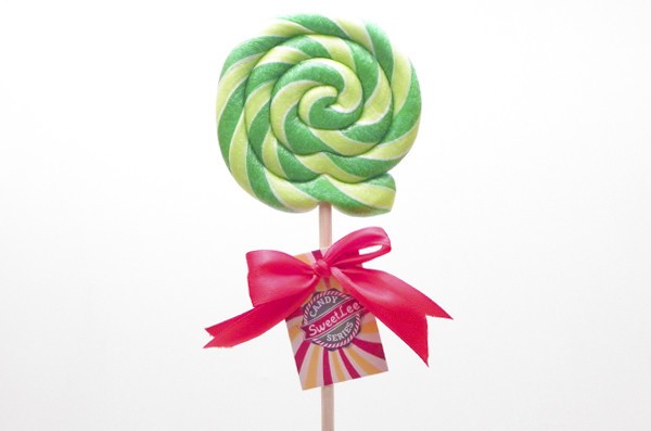 Леденцы S.L. "Завиток большой №1" (Груша, Манго, Виноград, Грэйпфрут, Тропики), шоубокс - 30шт 