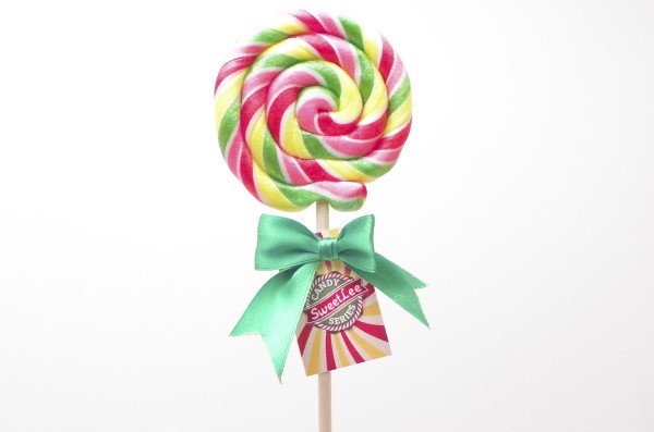 Леденцы S.L. "Завиток большой №1" (Груша, Манго, Виноград, Грэйпфрут, Тропики), шоубокс - 30шт 