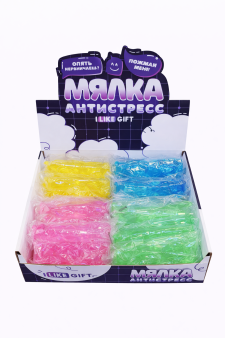 Мялка-антисресс "Выжми жидкость", шоу-бокс 12 шт.
