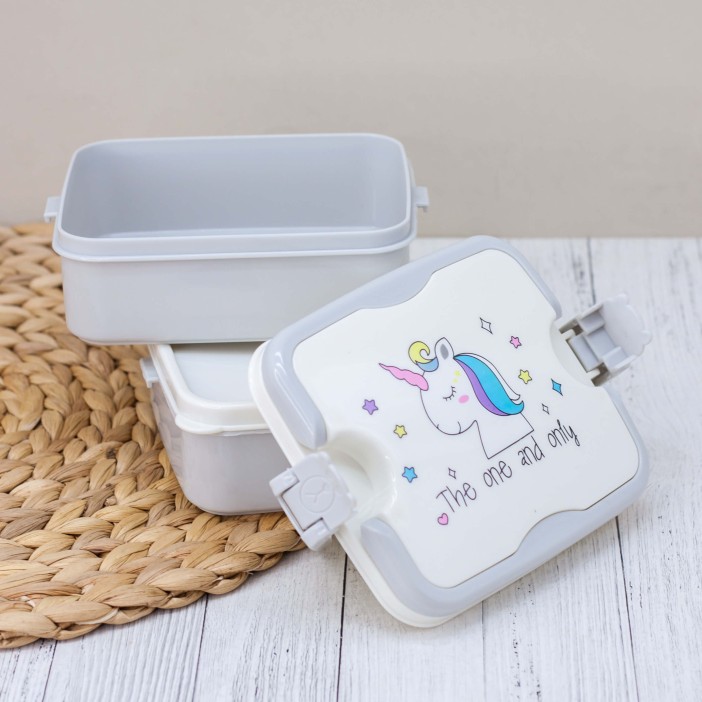 Ланчбокс &quot;The one and only&quot;, gray (800 мл) 