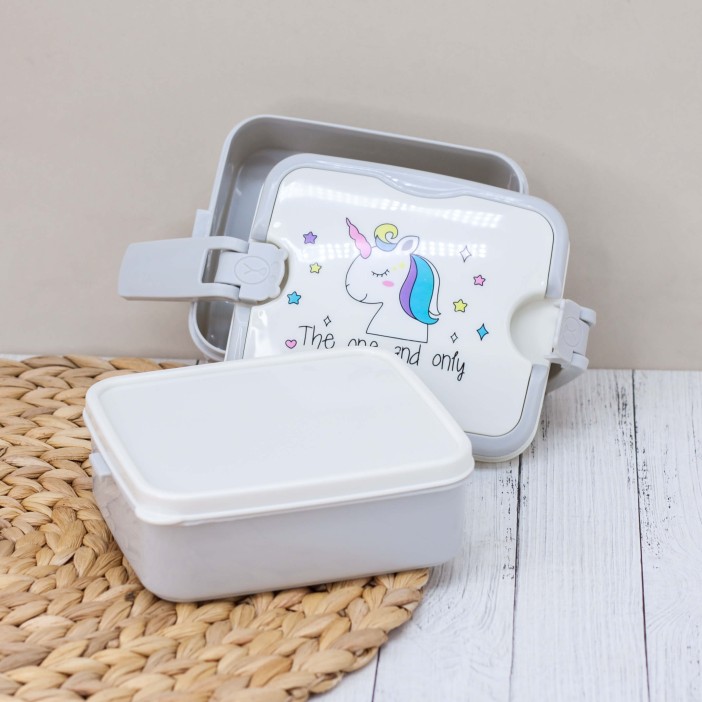 Ланчбокс &quot;The one and only&quot;, gray (800 мл) 