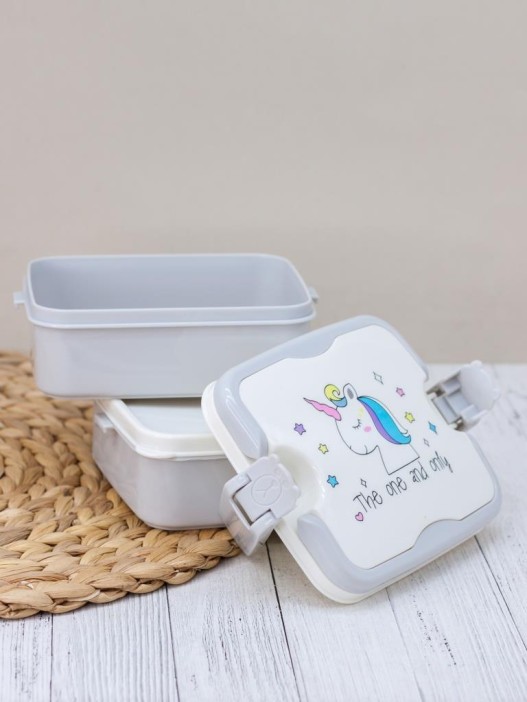 Ланчбокс &quot;The one and only&quot;, gray (800 мл) 