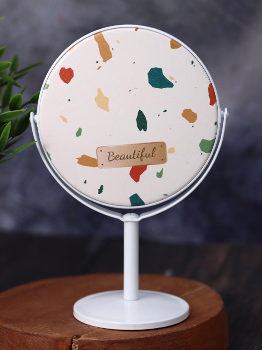 Зеркало настольное на ножке &quot;Beautiful&quot;, white (18*10,5 см) 