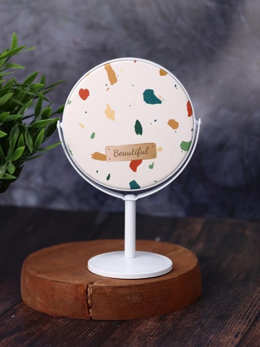 Зеркало настольное на ножке &quot;Beautiful&quot;, white (18*10,5 см) 