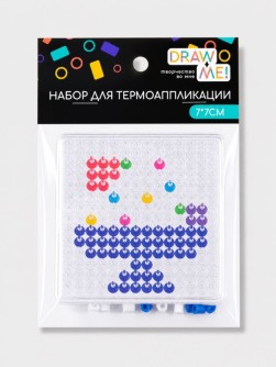 Набор для термоаппликации Draw Me! «Яркое мороженое » 7*7 см.