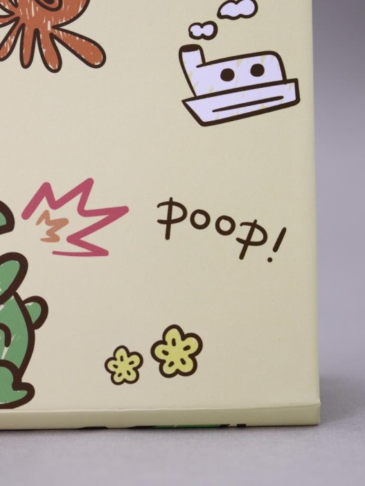 Зеркало &quot;Poop keep happy&quot;, yellow 