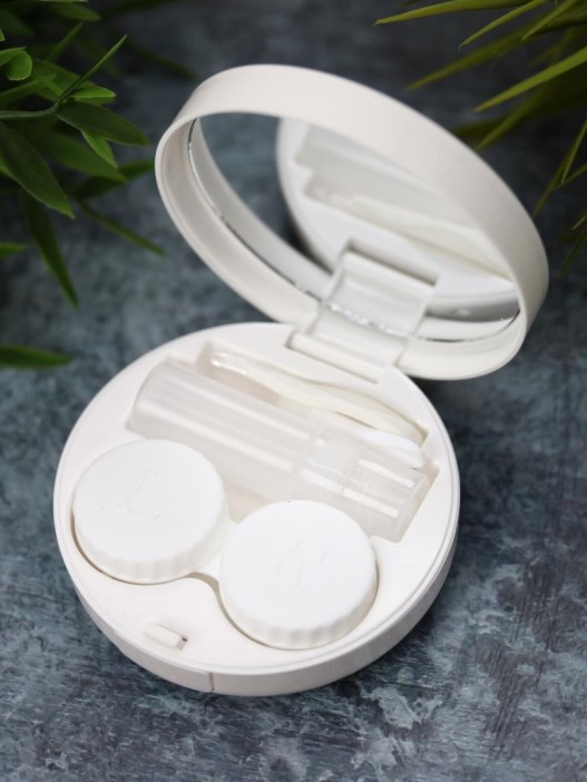 Контейнер для линз «Shine», red 