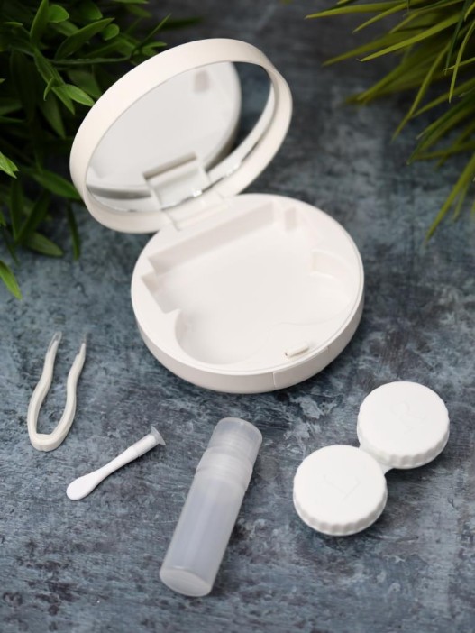 Контейнер для линз «Shine», red 