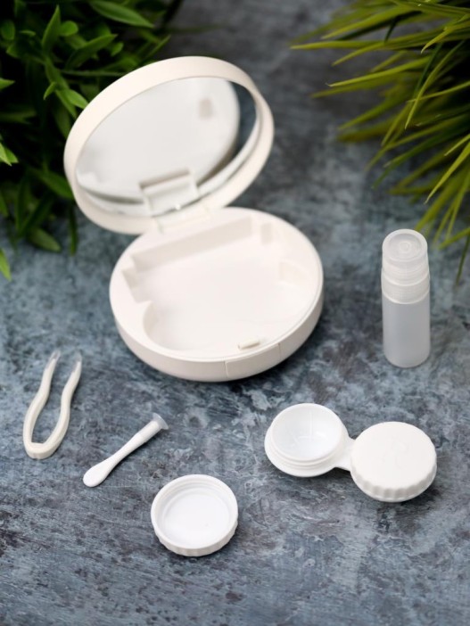 Контейнер для линз «Shine», red 