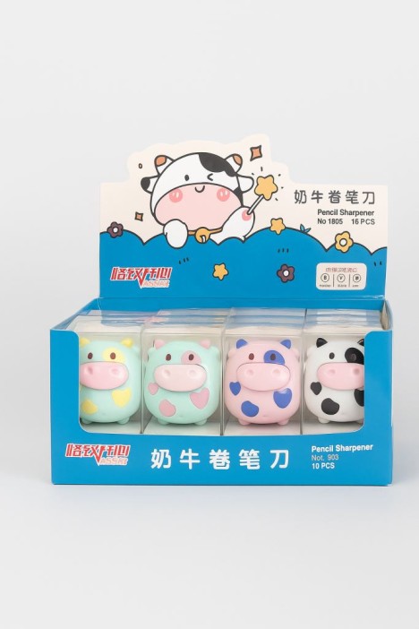 Точилка для карандашей &quot;Fat cow&quot;, mix 