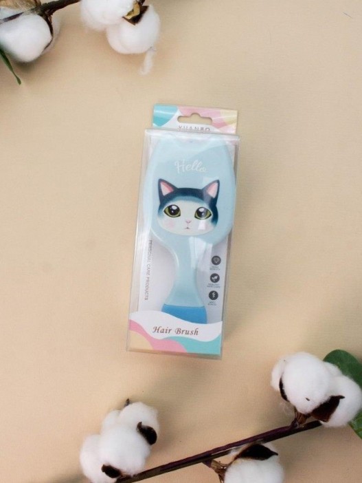 Расческа «Hello cat», blue 