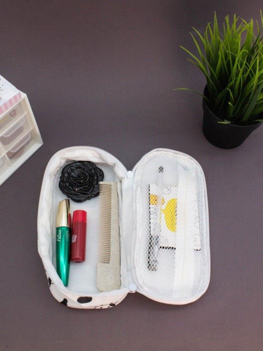 Пенал-косметичка &quot;Funny animals&quot;, white (20*12*6.5 см) 