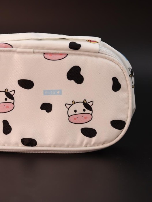 Пенал-косметичка &quot;Funny animals&quot;, white (20*12*6.5 см) 