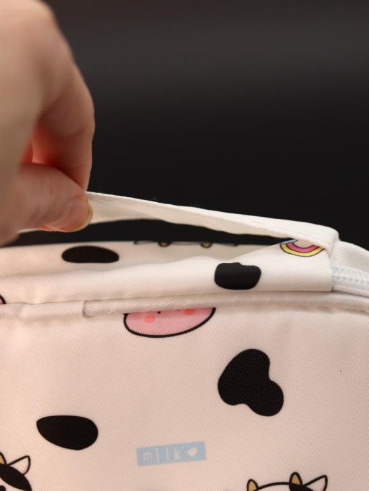 Пенал-косметичка &quot;Funny animals&quot;, white (20*12*6.5 см) 