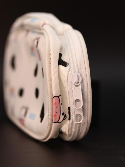 Пенал-косметичка &quot;Funny animals&quot;, white (20*12*6.5 см) 