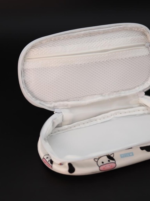 Пенал-косметичка &quot;Funny animals&quot;, white (20*12*6.5 см) 