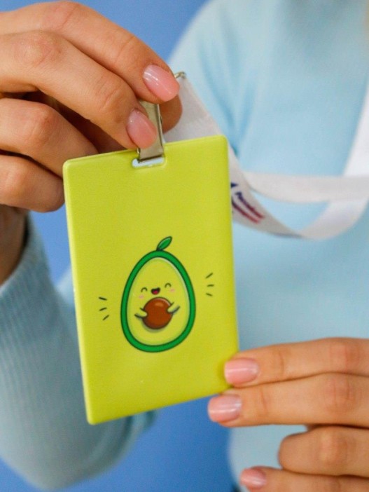 Держатель для карт «Happy avocado» (6,5 х 10,4 см) 
