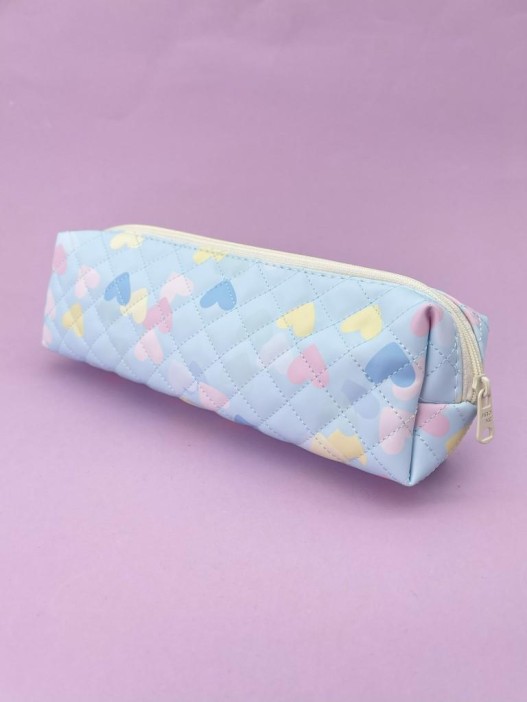 Пенал &quot;Valentine&quot;, blue (22*6.5*4 см) 