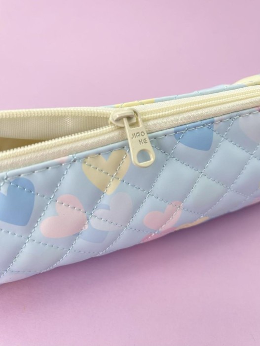 Пенал &quot;Valentine&quot;, blue (22*6.5*4 см) 