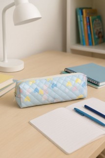 Пенал "Valentine", blue (22*6.5*4 см)