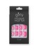 Накладные ногти GIRLY «Different stripes», 12 шт., с клеевыми пластинами 